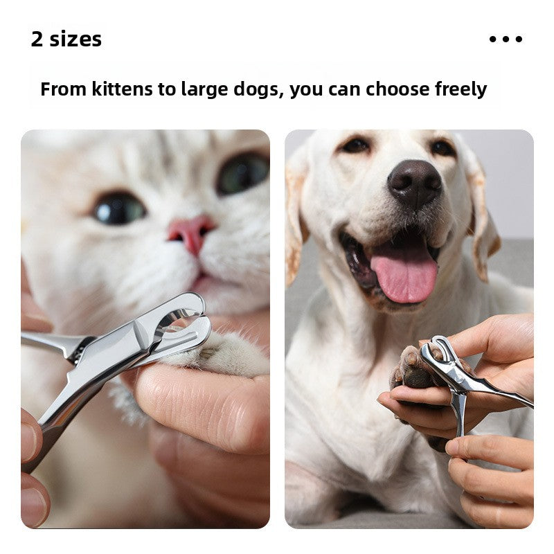 Stainless Steel Pet Nail Clippers for Dogs and Cats