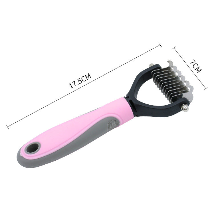 Double Sided Pet Deshedding Comb