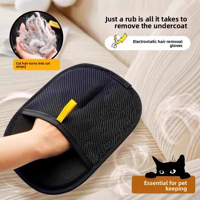 Electrostatic Pet Hair Removal Gloves