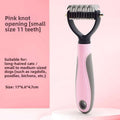Pet Hair Deshedding Comb with Detangling Function