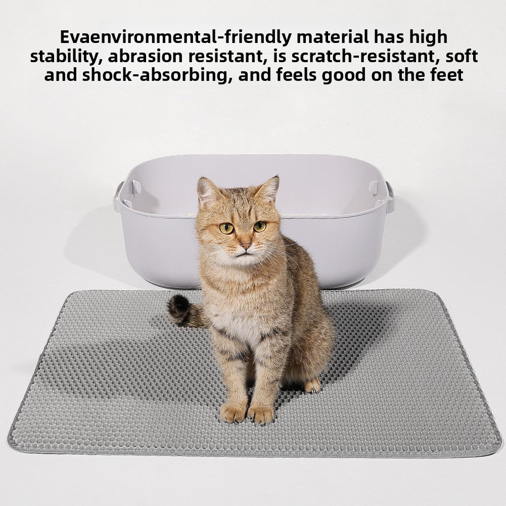 non-slip cat litter mat