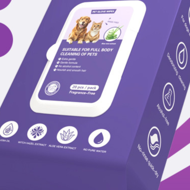 Disposable Pet Cleaning Wet Wipes
