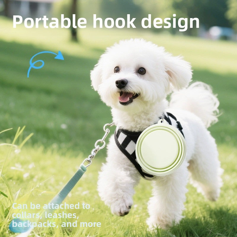 Foldable Silicone Pet Bowl for Outdoor Travel