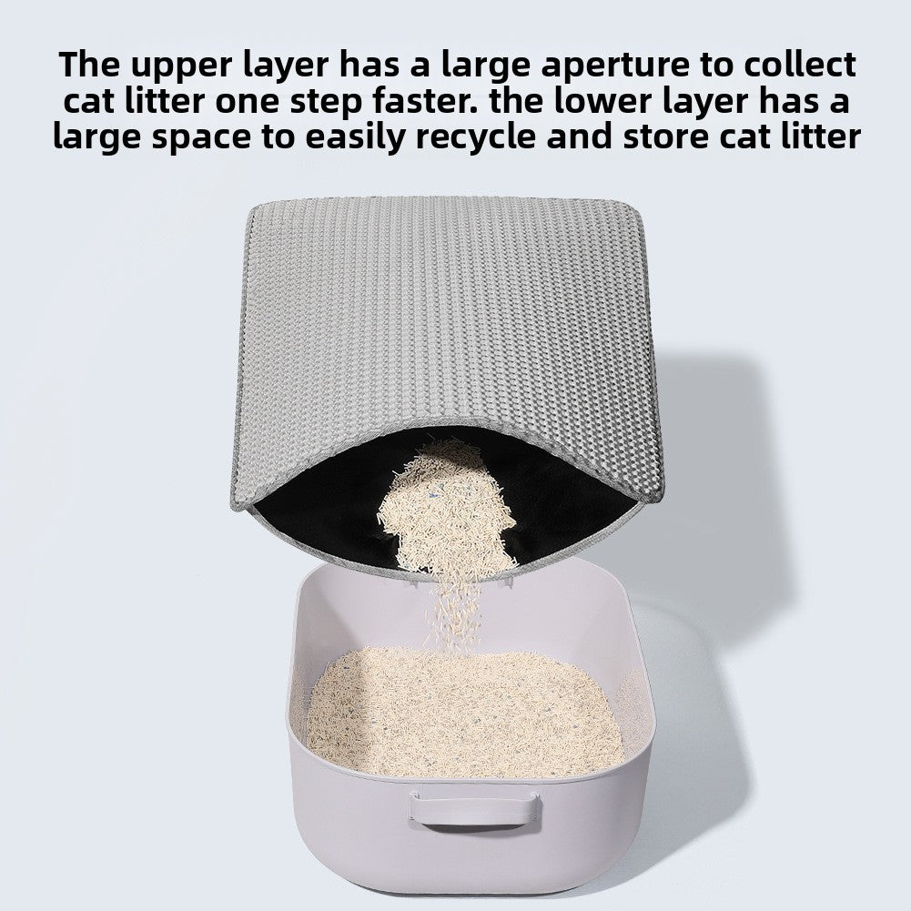 non-slip cat litter mat