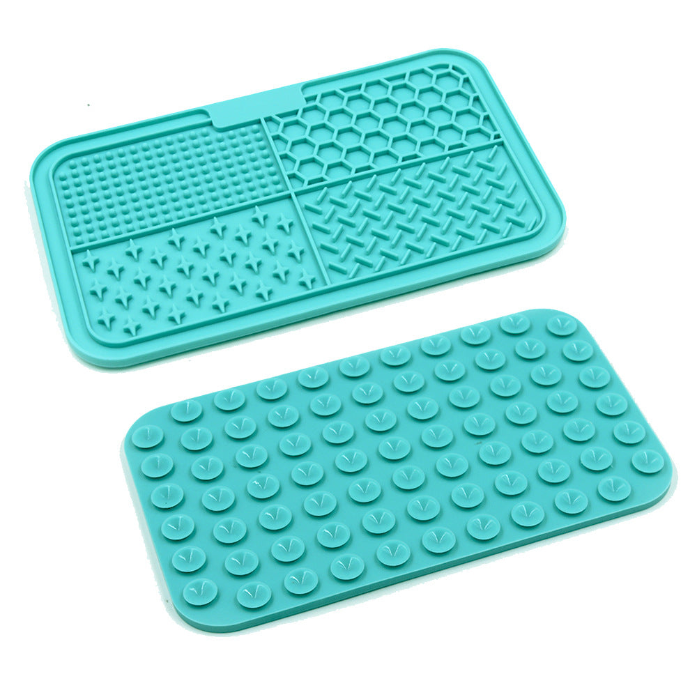 Silicone Pet Licking Mat Slow Feeder with Suction Cups