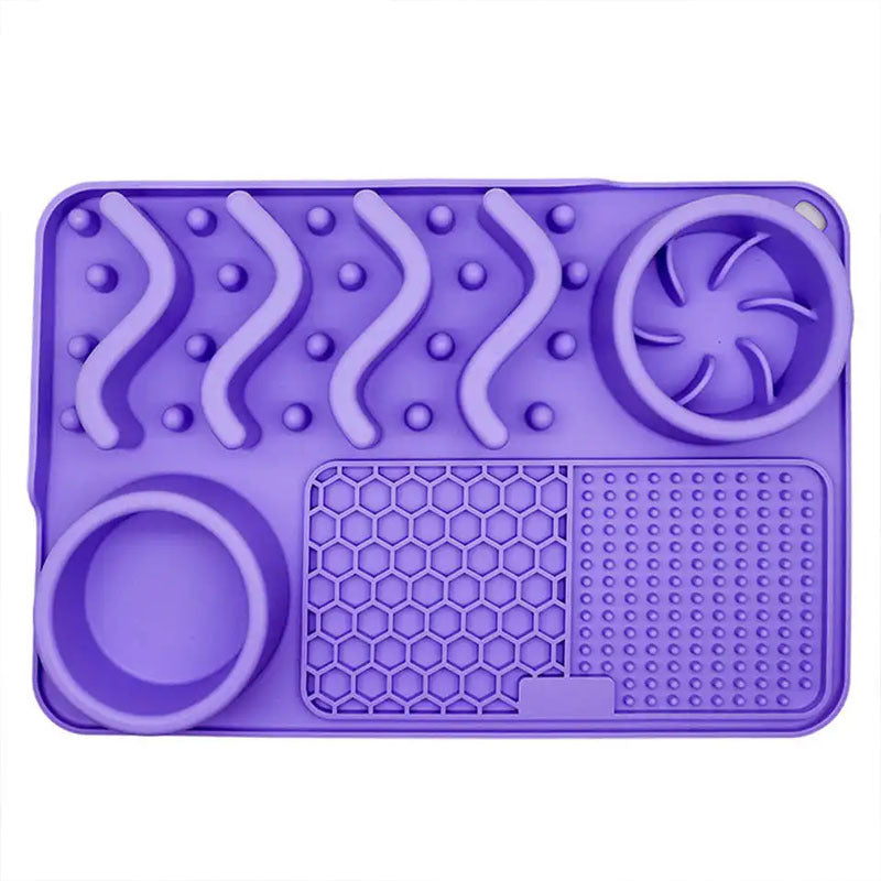 Silicone Pet Lick Mat with Suction Base