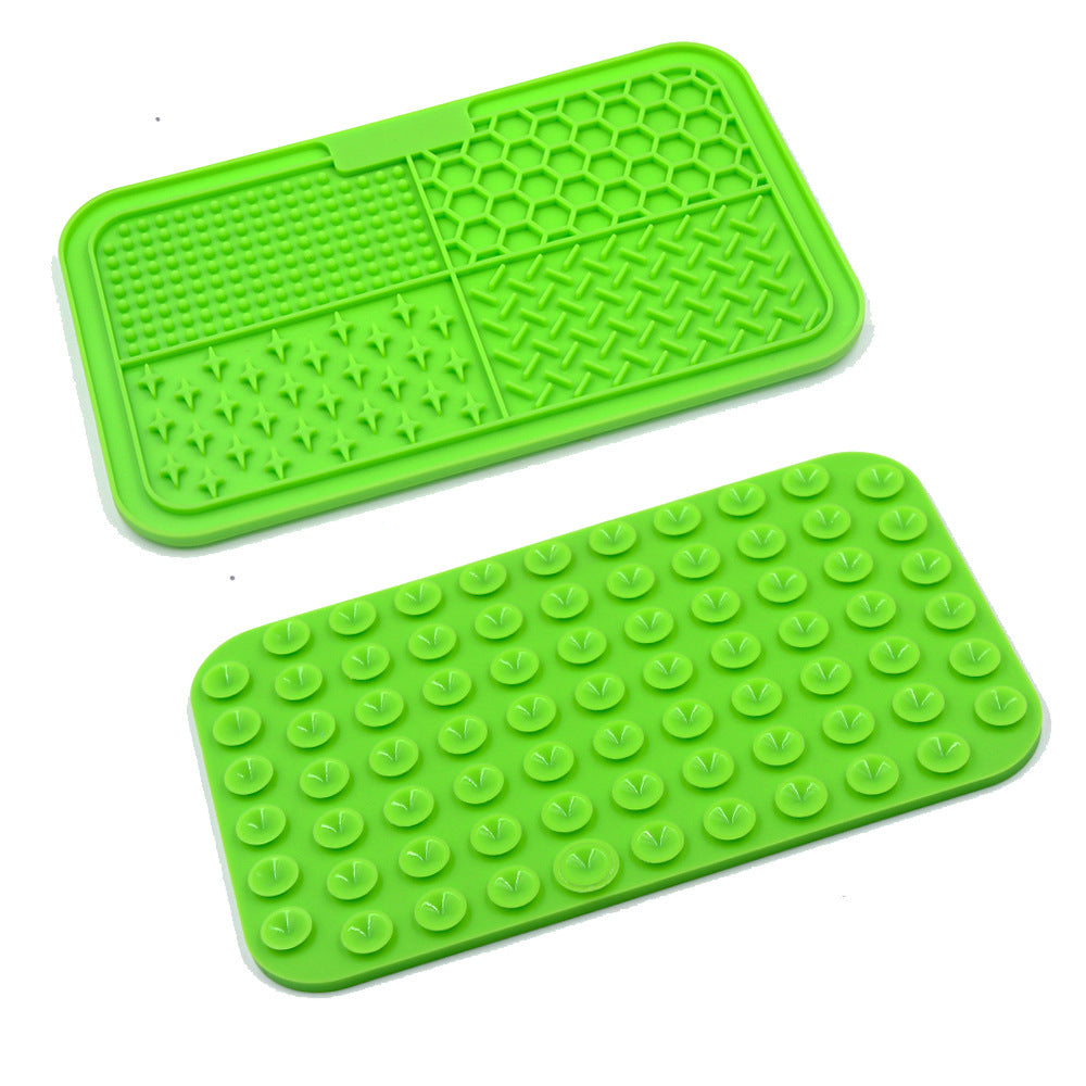 Silicone Pet Licking Mat Slow Feeder with Suction Cups