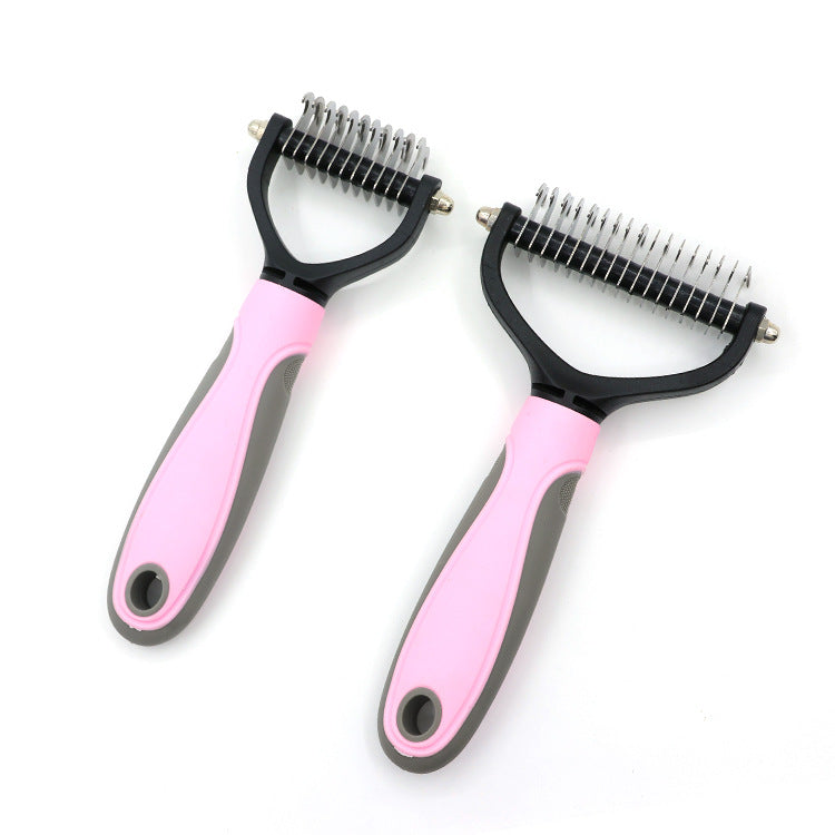 Double Sided Pet Deshedding Comb