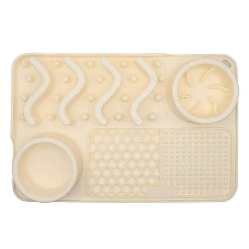 Silicone Pet Lick Mat with Suction Base