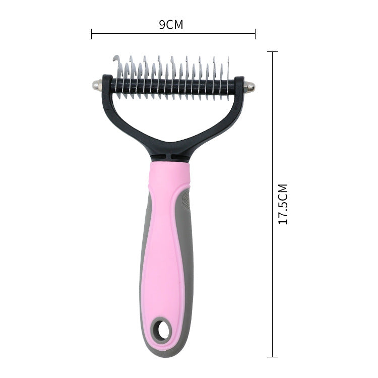 Double Sided Pet Deshedding Comb